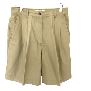Marsh Landing Vintage Khaki Shorts High Waisted Pleated Size 10